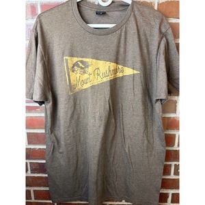 VTG Men's Mt Rushmore Short Sleeve T-Shirt size XL Brown